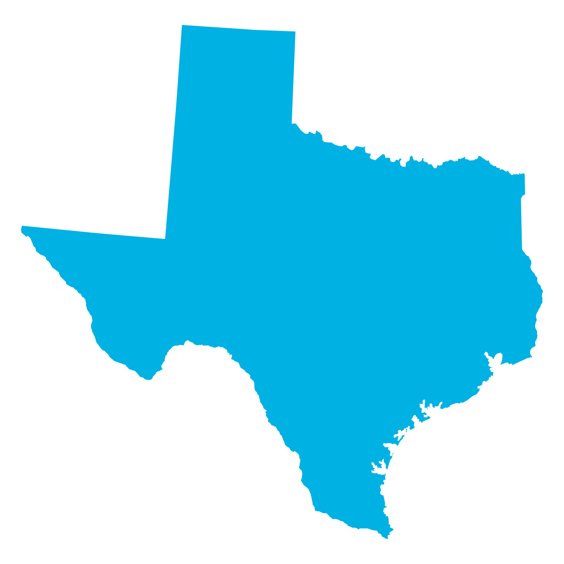 State of Texas Map