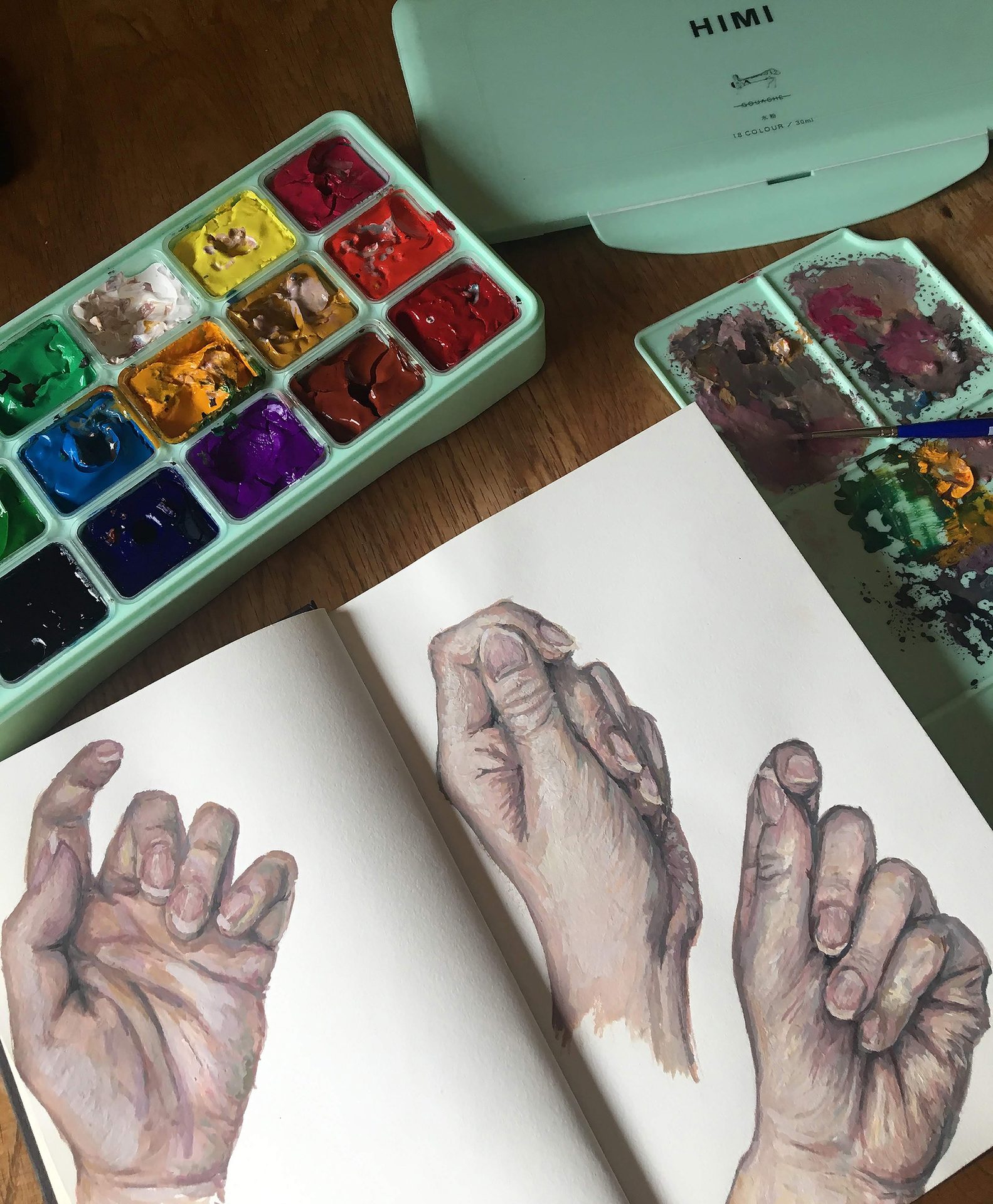 Material property, Photograph, Green, Finger, Gesture, Thumb, Nail, Art
