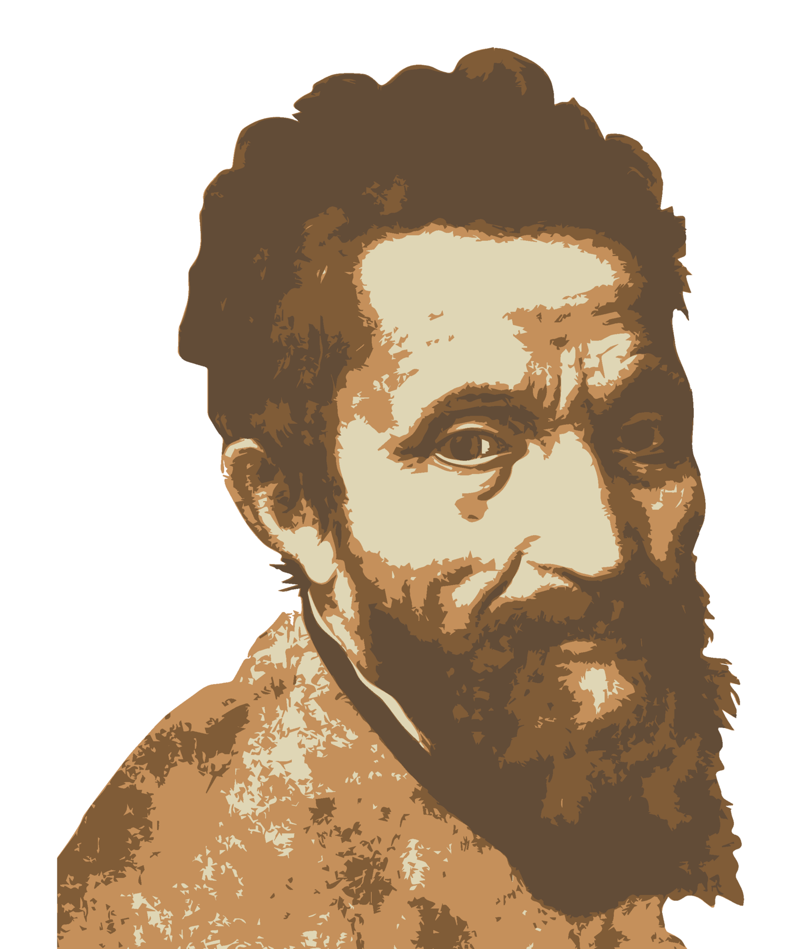 Facial hair, Forehead, Eyebrow, Beard, Neck, Jaw, Art