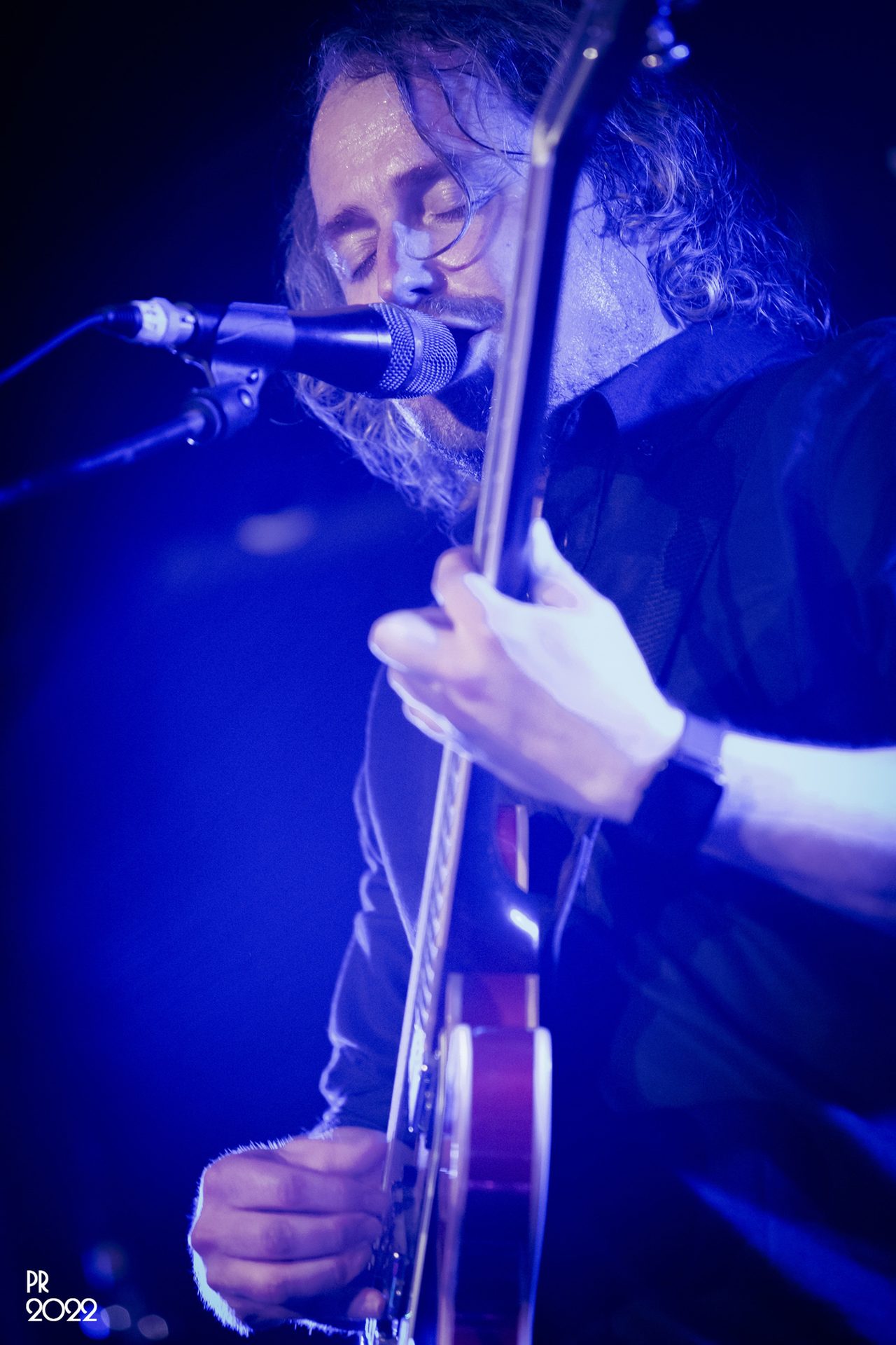 Musical instrument accessory, Hand, Blue, Guitar, Guitarist, Concert