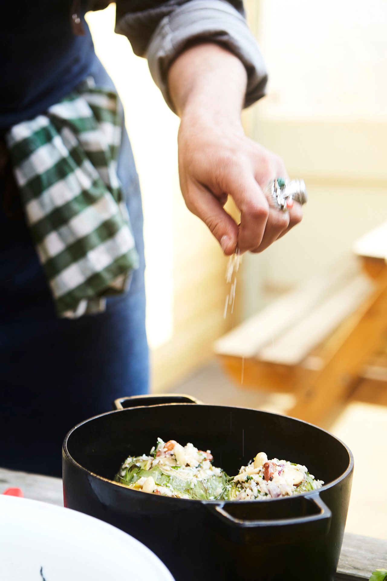 Cookware and bakeware, Food, Hand, Recipe, Ingredient, Tableware, Cuisine, Dish, Cooking