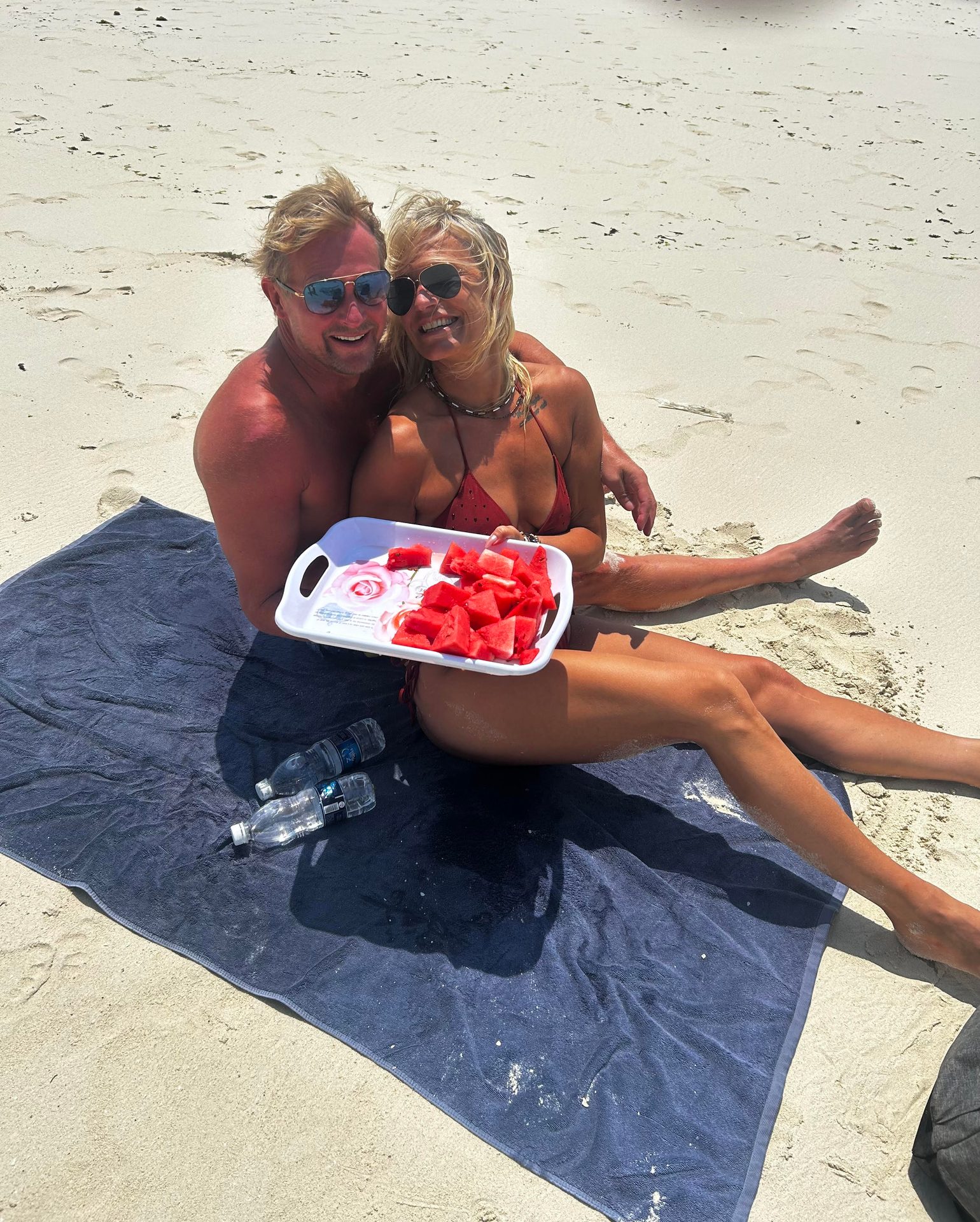 Sun tanning, Summer, Fun, Vacation, Smile, Undergarment, Swimsuit, Sunglasses, Barechestedness, Recreation