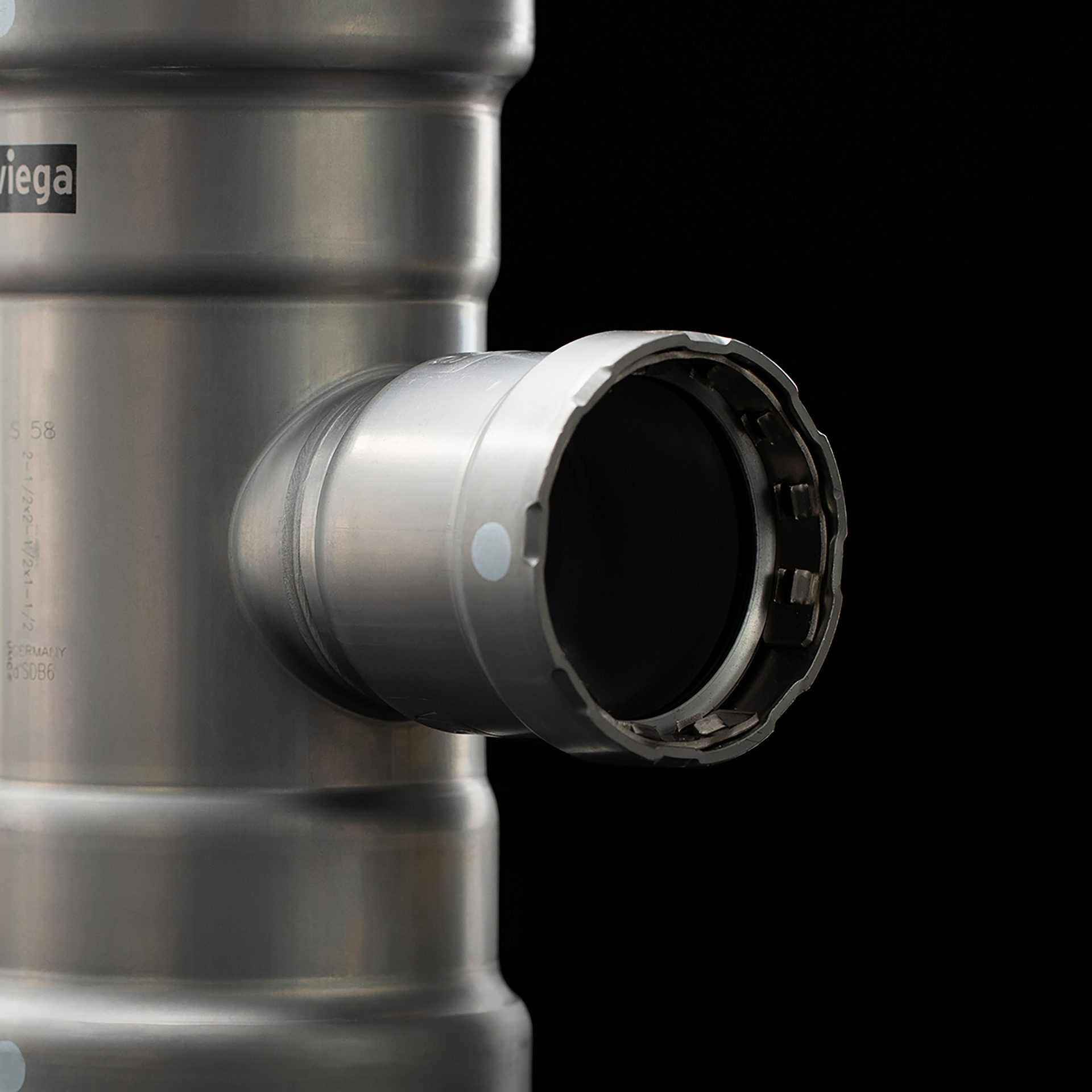 Close up of pipe tank