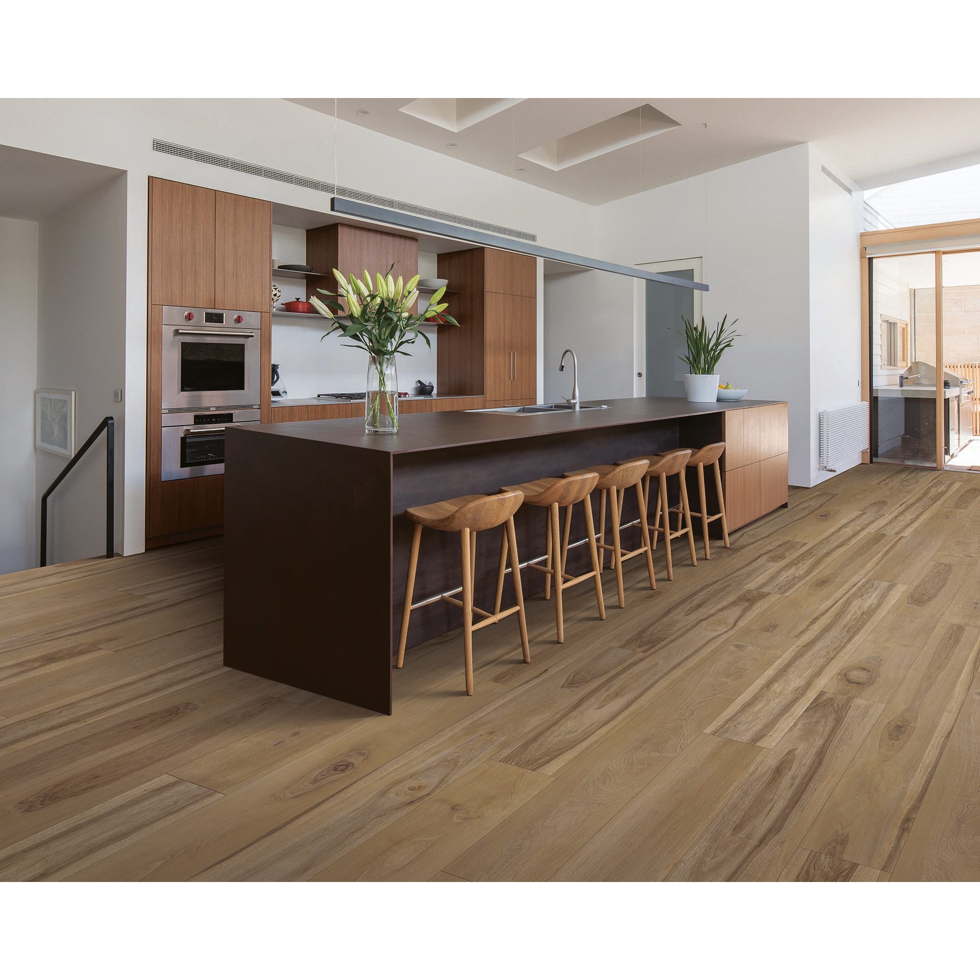 Kitchen  dining room table, Furniture, Building, Cabinetry, Countertop, Rectangle, Wood, Plant