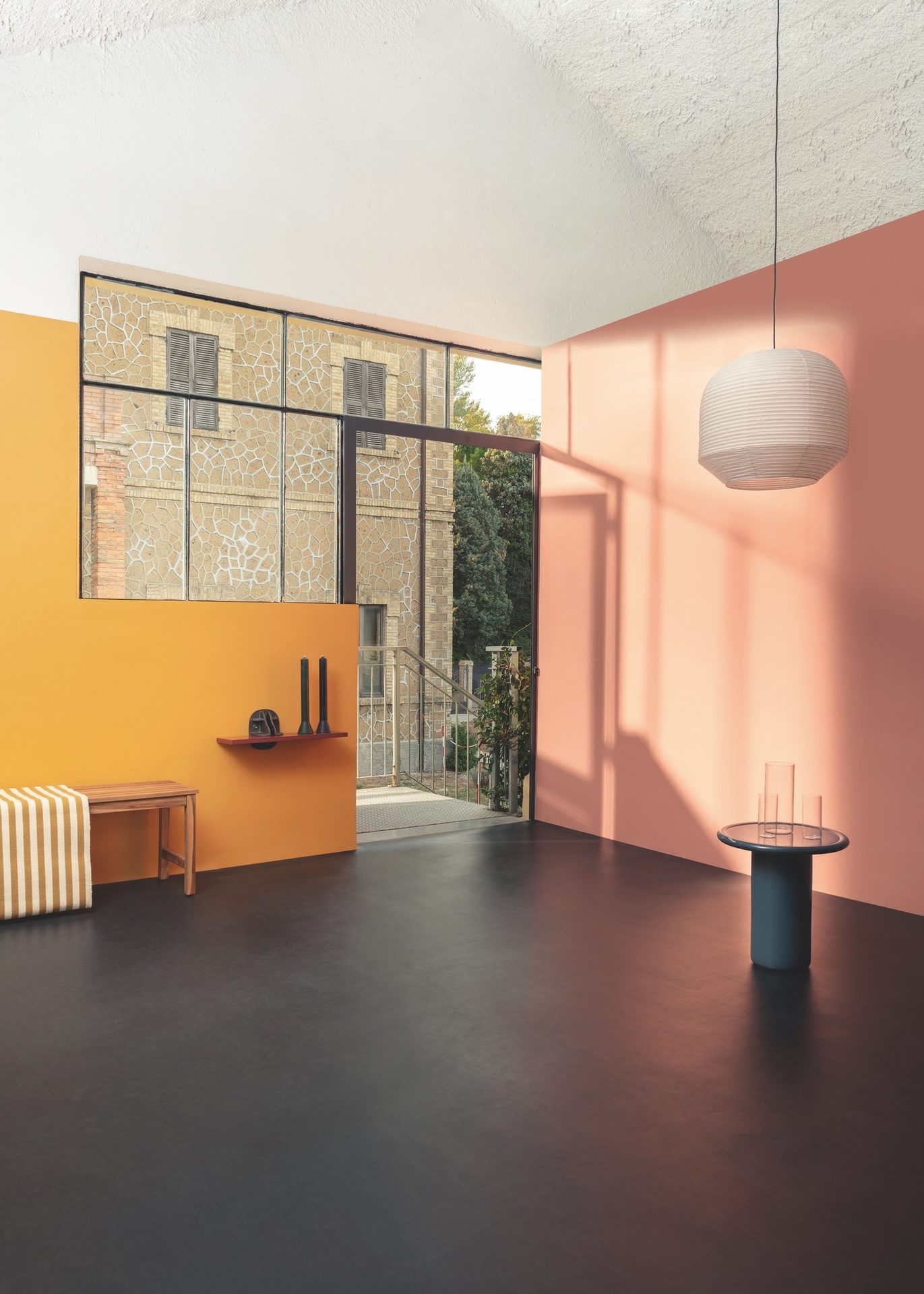 Interior design, Furniture, Property, Building, Wood, Fixture, Lighting, Table, Flooring, Floor