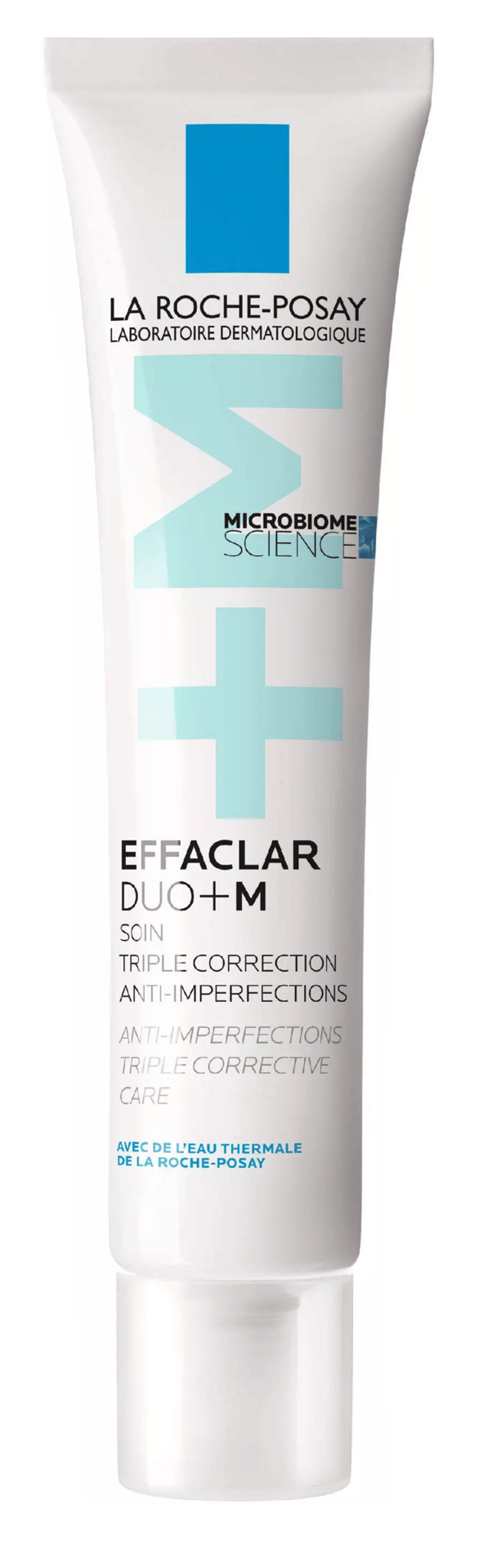 La Roche-Posay Effaclar Duo+M tube for triple corrective anti-imperfections care.
