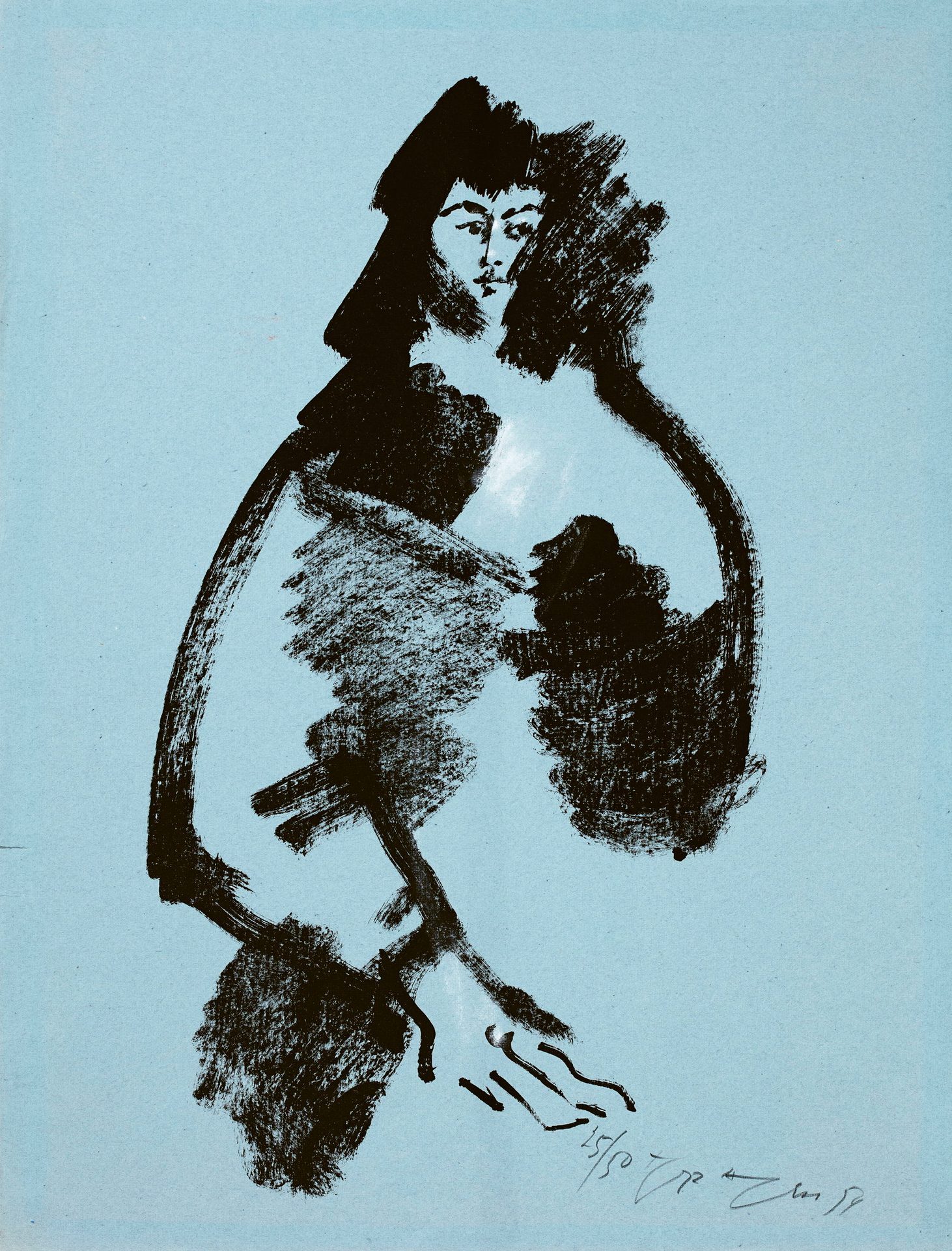 En aprilnatt i 1976 stupte kunstneren Tor Hoff ut fra åttende etasje i ...