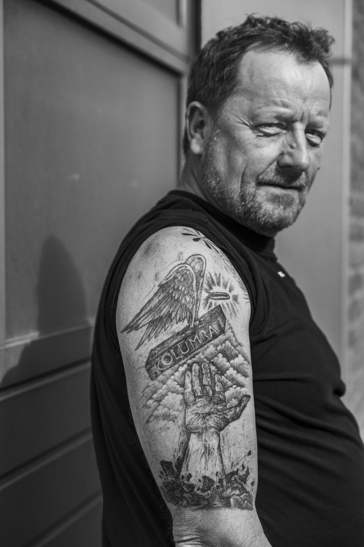Black, Beard, Sleeve, Grey, Style, Black-and-white