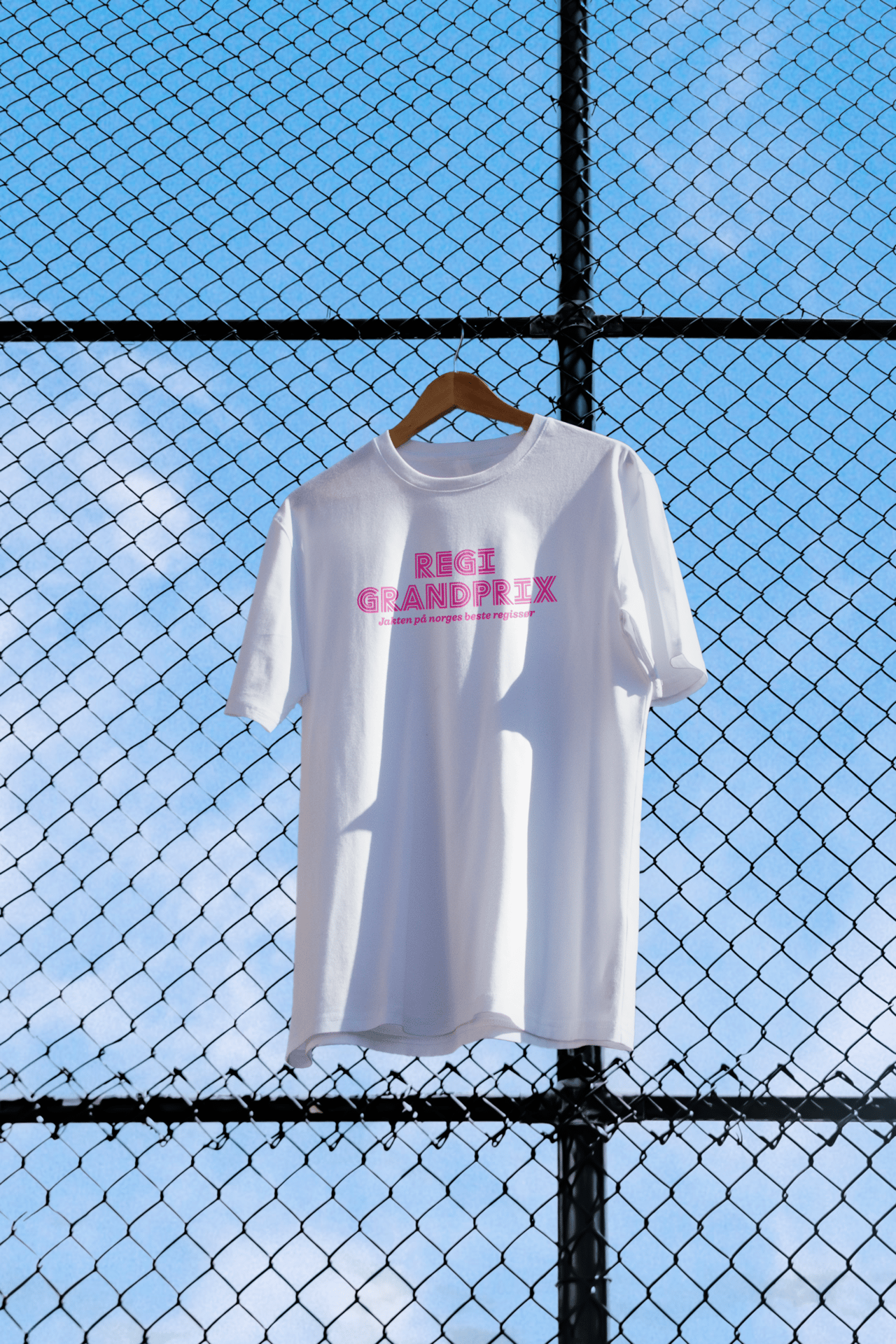 White, Azure, Fence, Sleeve, Mesh, Sky, Rectangle, Line