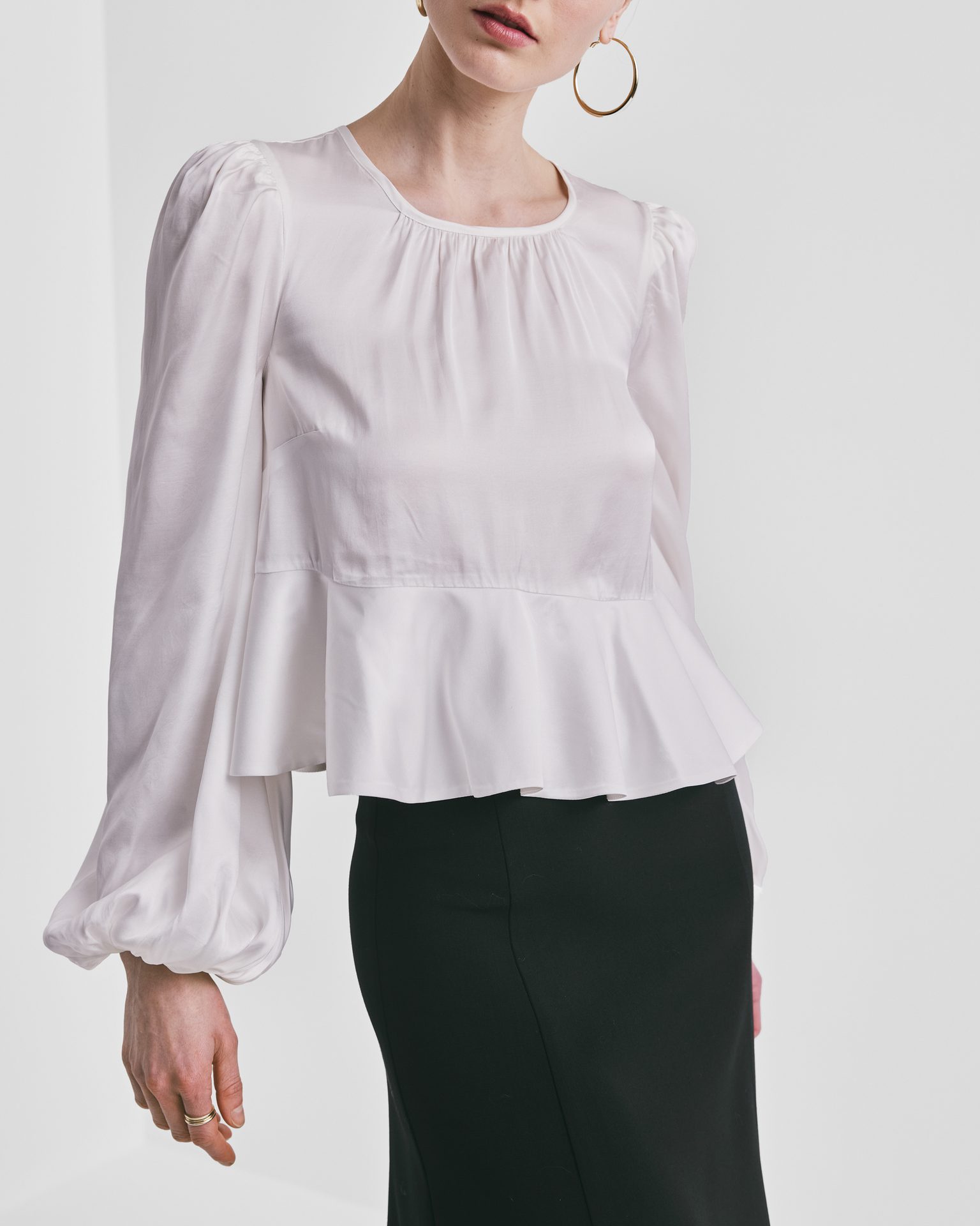 Sleeve, Waist, Ruffle