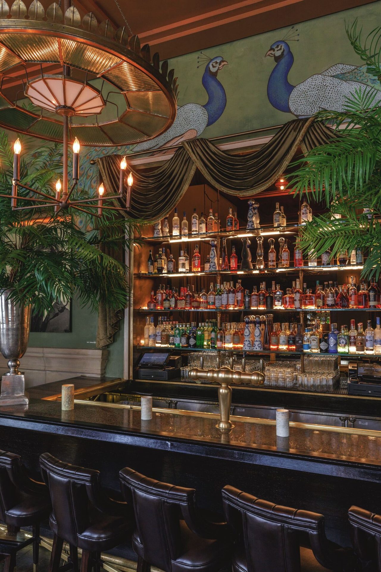 Drinking establishment, Interior design, Alcoholic beverage, Furniture, Shelf, Barware, Building, Shelving, Drinkware, Bottle