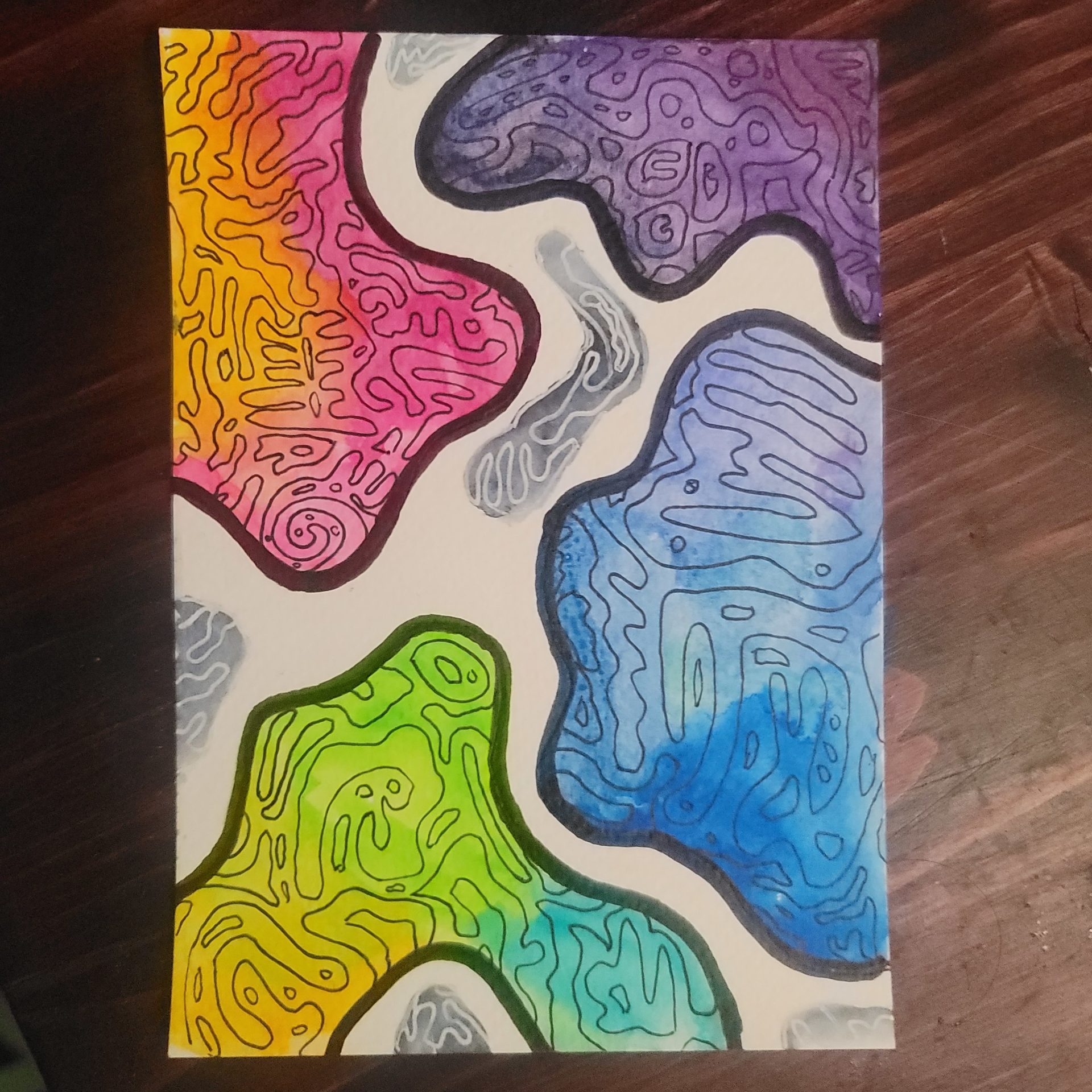 Paint, Purple, Rectangle, Font, Wall, Art, Wood