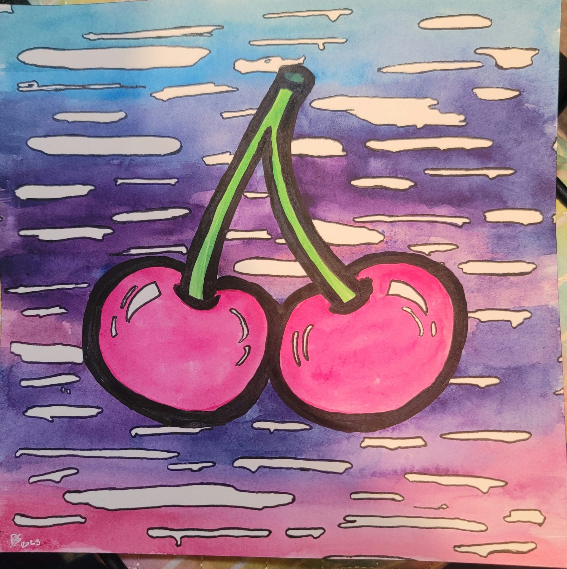 Paint, Art, Pink, Font, Painting