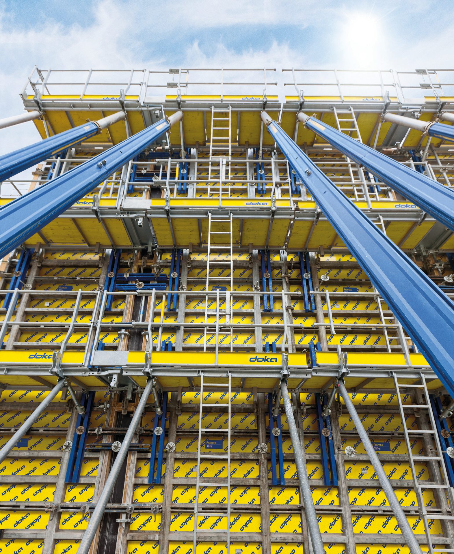 Urban design, Composite material, Cloud, Sky, Building, Yellow