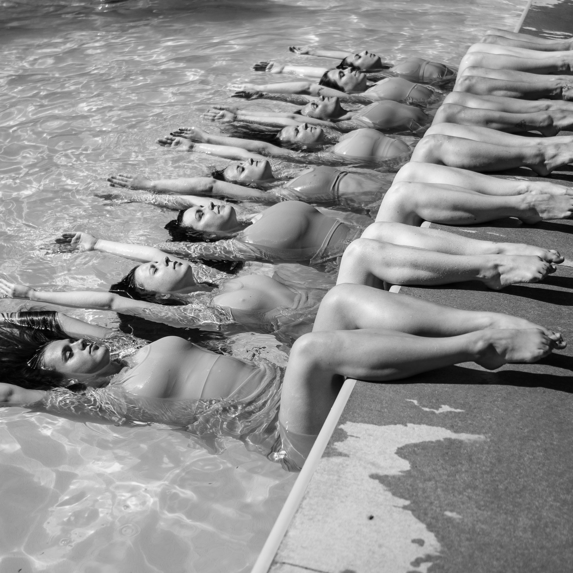 Water, White, Black-and-white, Style, Headgear
