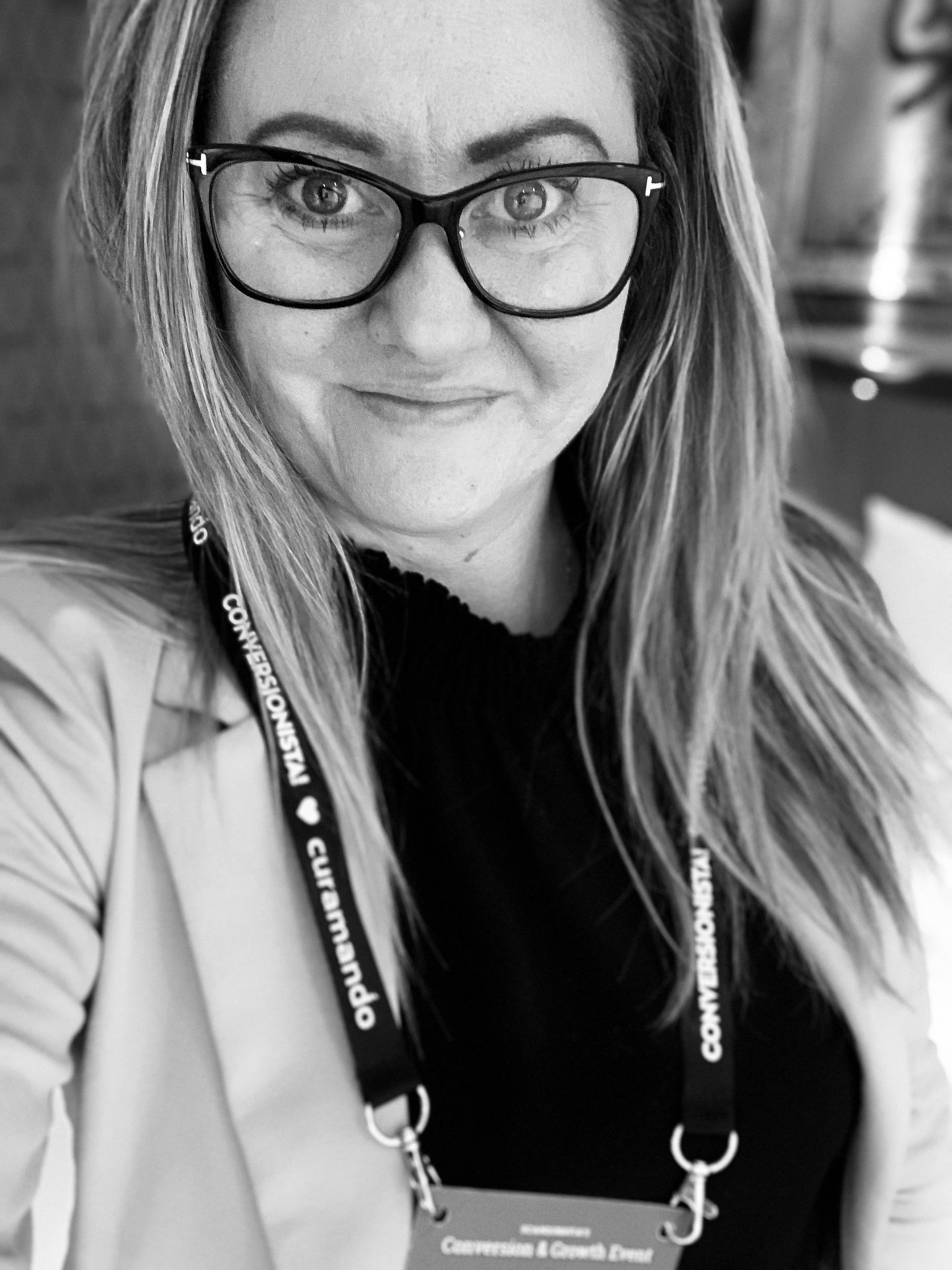 Vision care, Hair, Face, Glasses, Lip, Photograph, Smile, White, Black, Eyewear