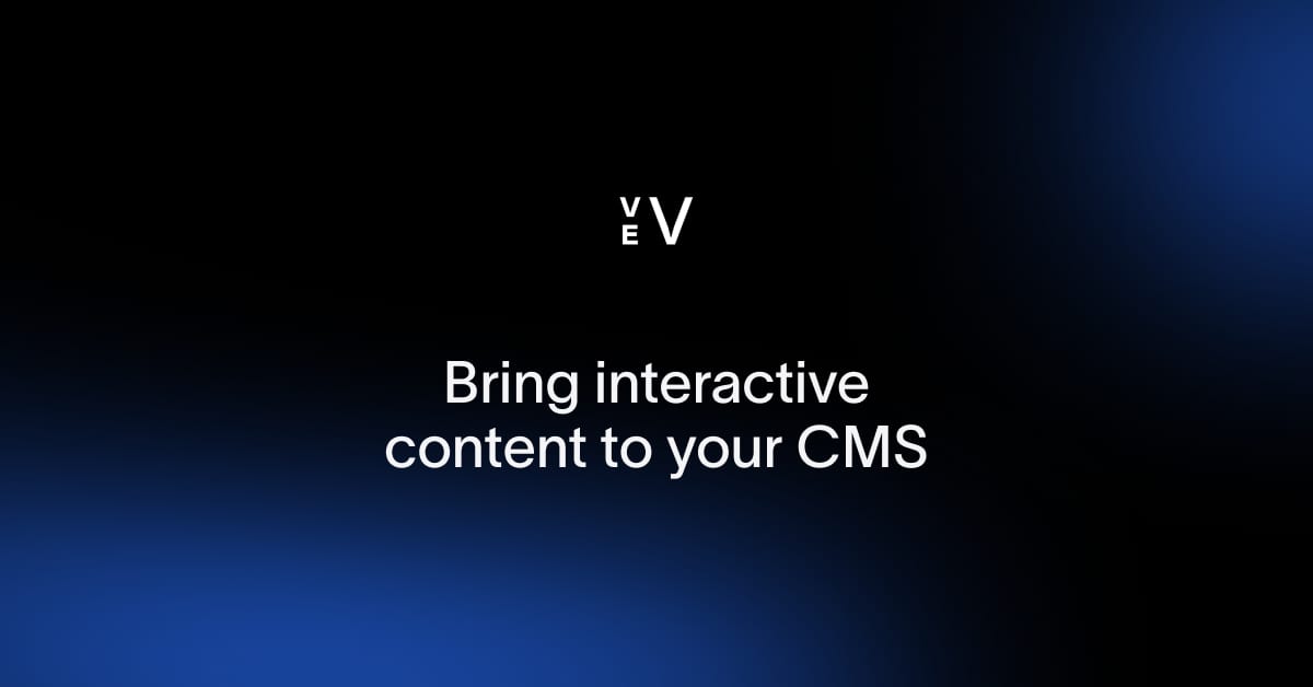 Vev | No-code tool for interactive content