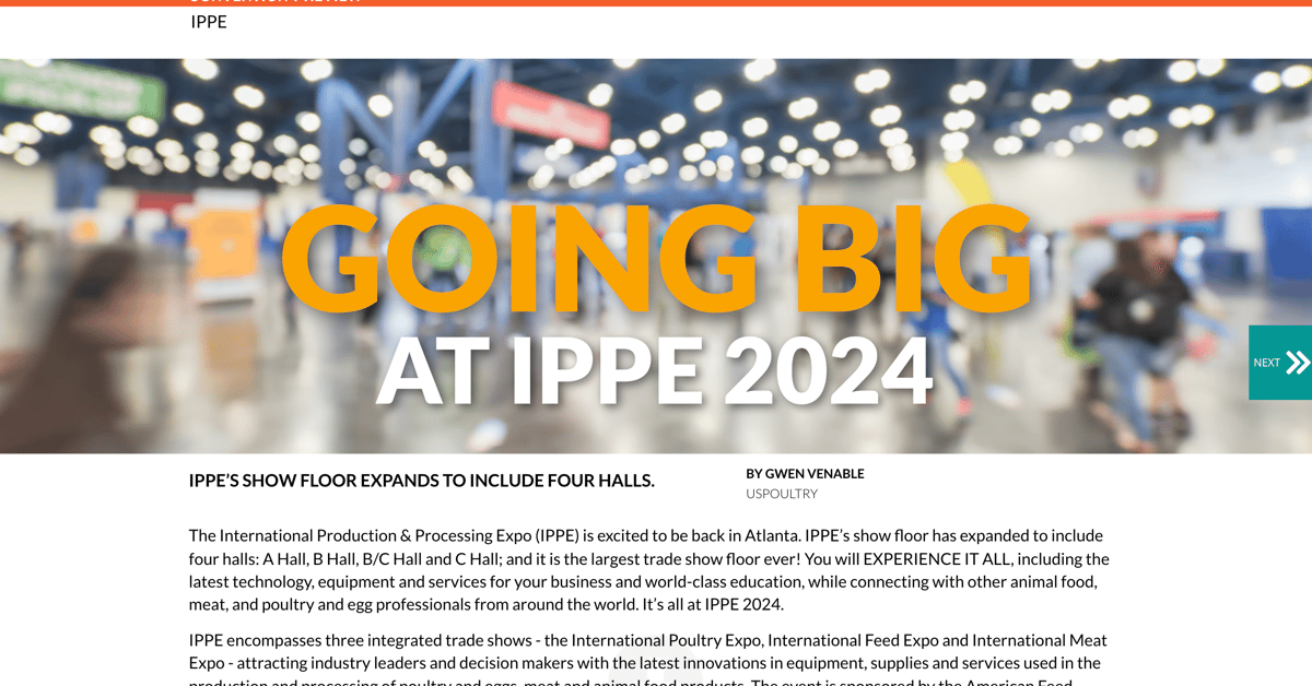 Convention Preview IPPE