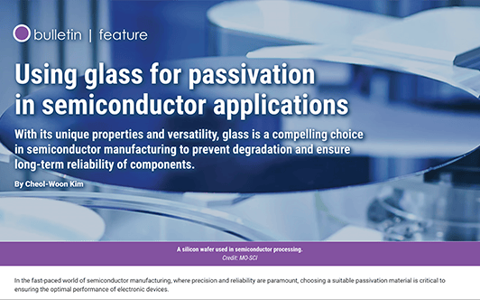 Feature-Glass Passivation