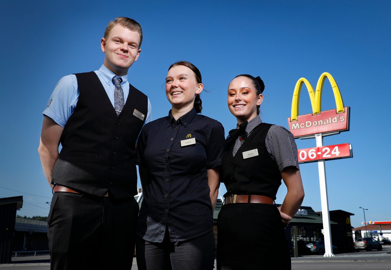 Smile, Sky, Workwear, Gesture, Security