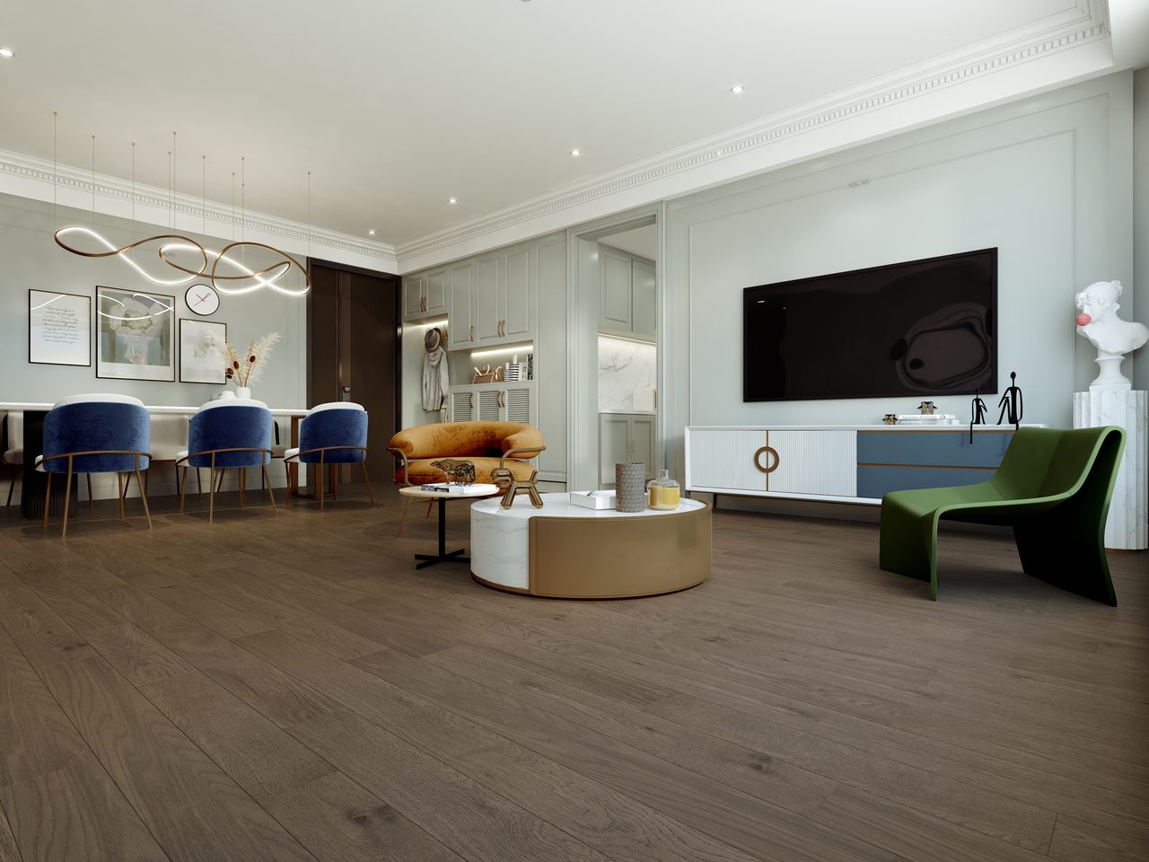 Property, Furniture, Table, Building, Chair, Couch, Wood, Hall, Decoration, Floor