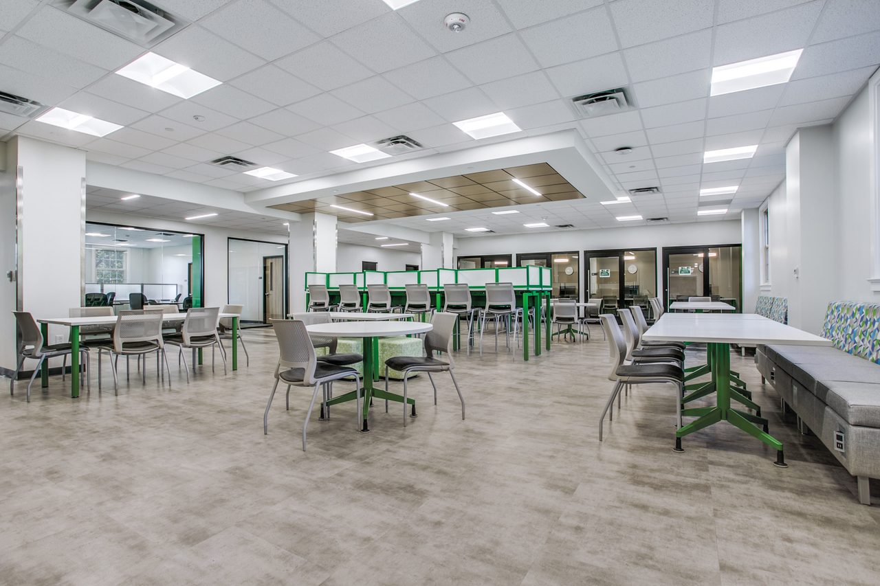 Interior design, Table, Furniture, Chair, Plant, Fixture, Floor, Desk, Flooring