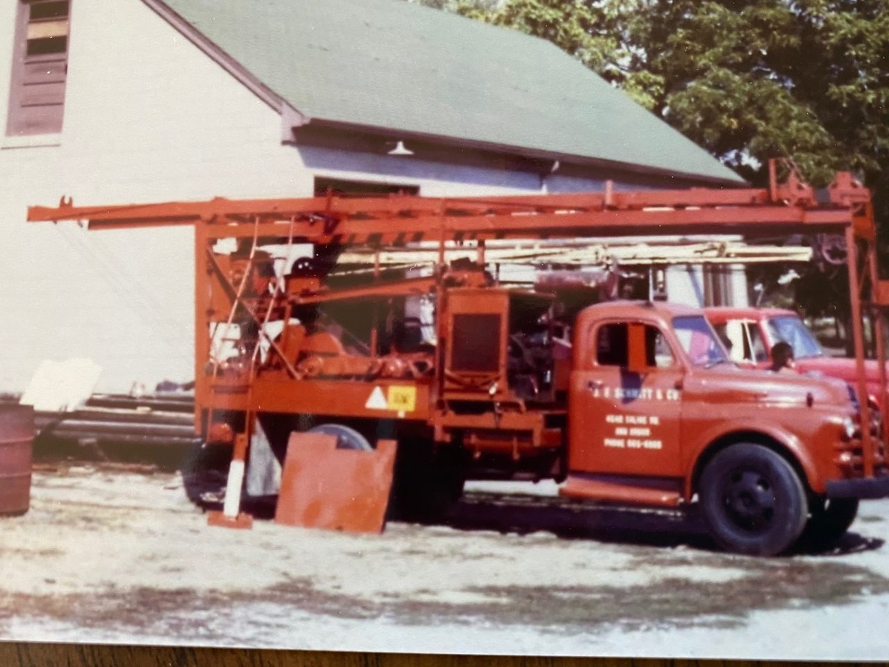 Automotive tire, Motor vehicle, Wheel, Snow, Truck, Tree, Window, Plant