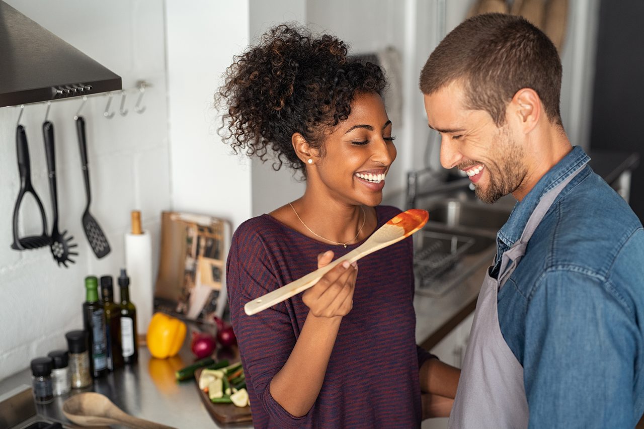 Kitchen appliance, Fashion design, Smile, Happy