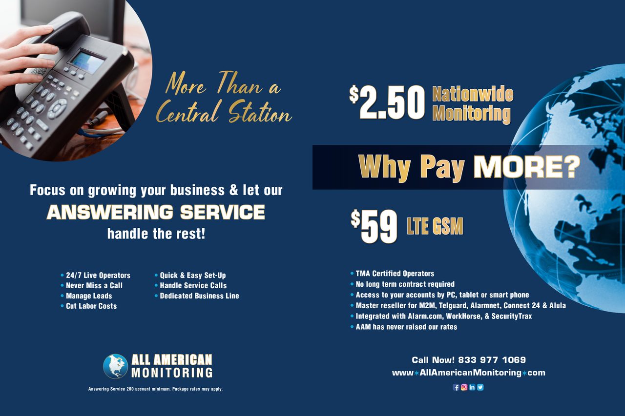 All American Monitoring advertisement