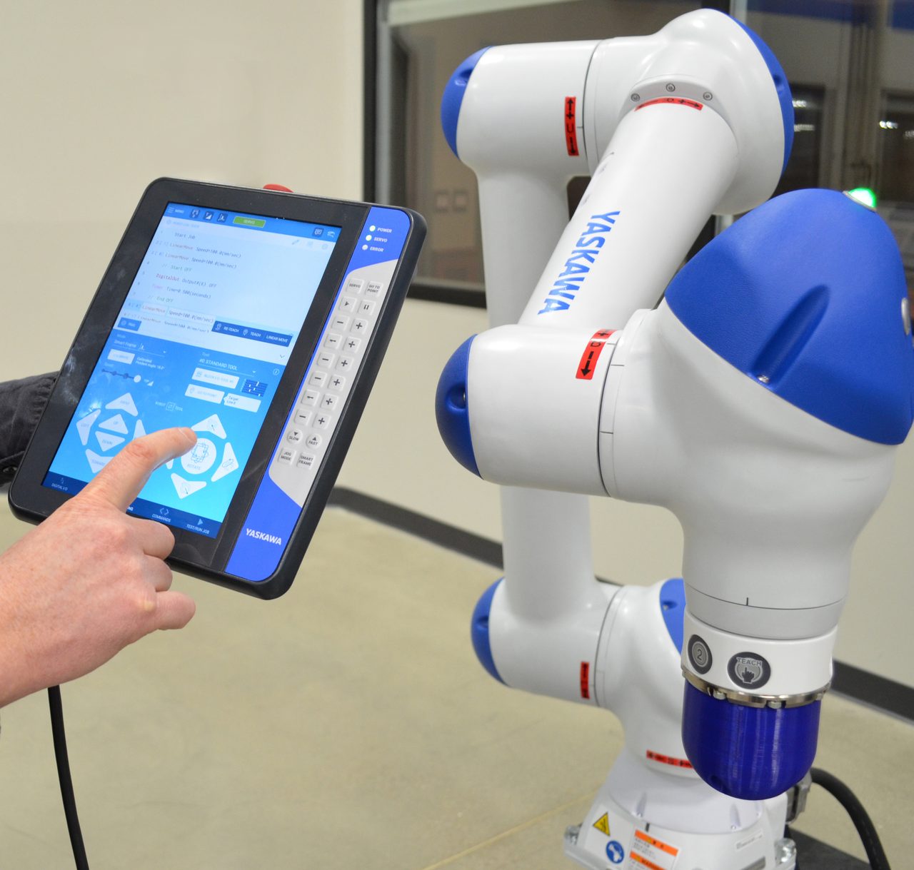 Tablet, Communication Device, Robotic arm, Blue, Telephony, Gesture, Telephone