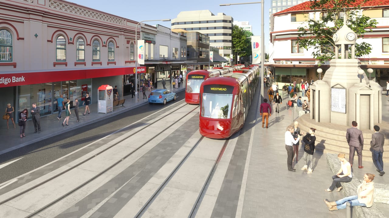 Mode of transport, Rolling stock, Building, Train, Vehicle, Sky, Thoroughfare, Electricity, Travel