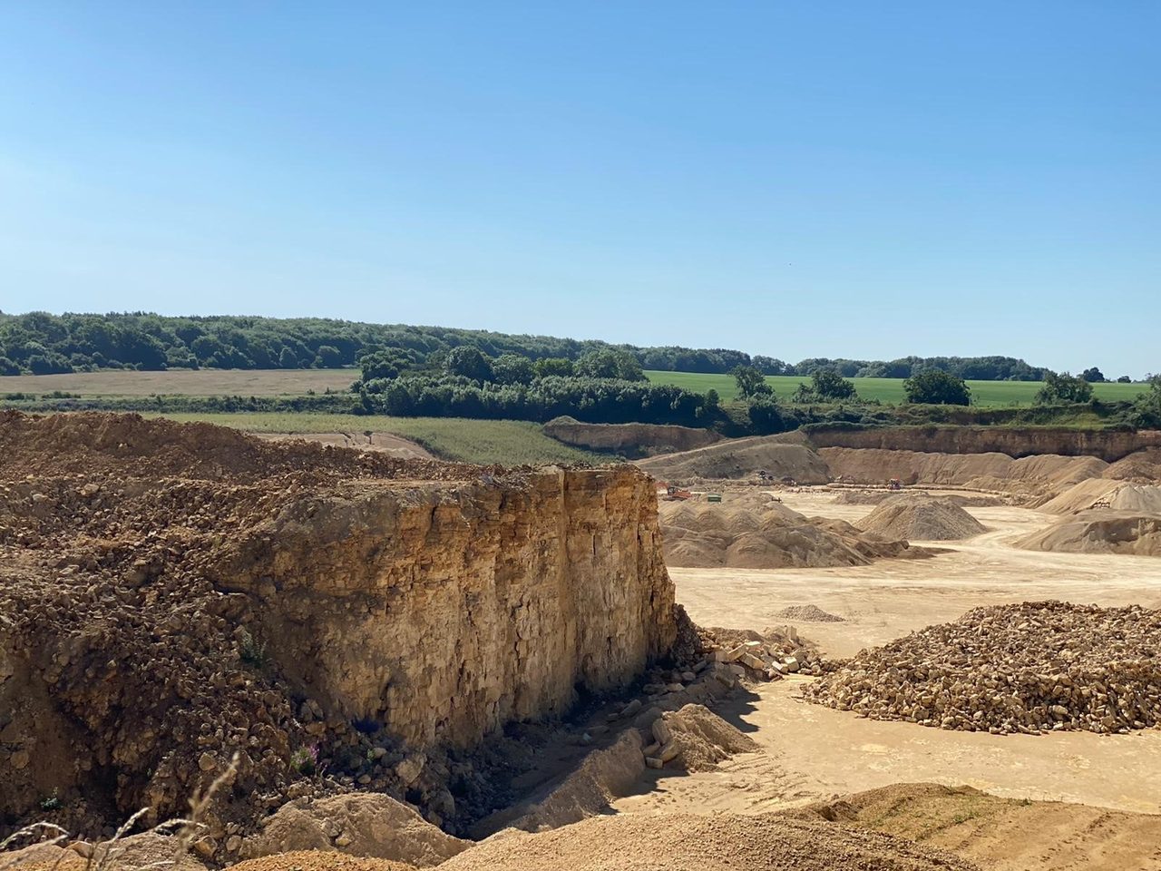 Natural landscape, Sky, Bedrock