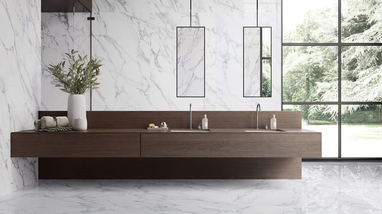 Interior design, Plumbing fixture, Bathroom Sink, Wall, Flooring, Floor, Tap, Countertop