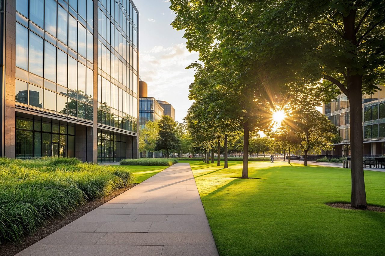 Commercial building, Urban design, Daytime, City, Architecture, Headquarters