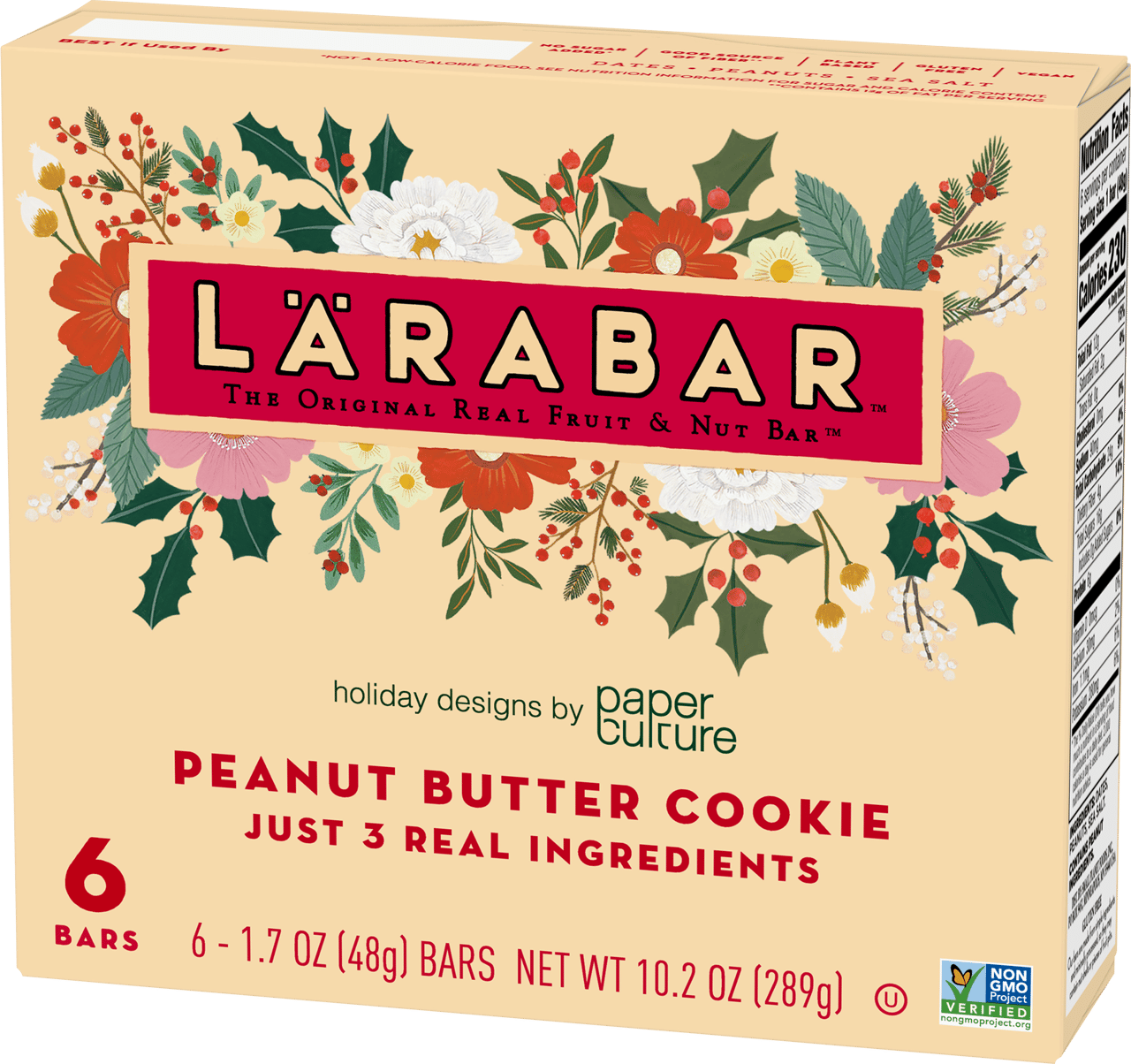 Paper Culture designs featured on limited-edition Lrabar packaging.
