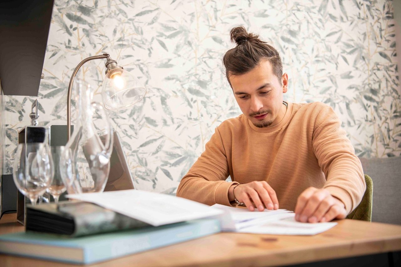 Interior design, Table, Desk, Eyewear