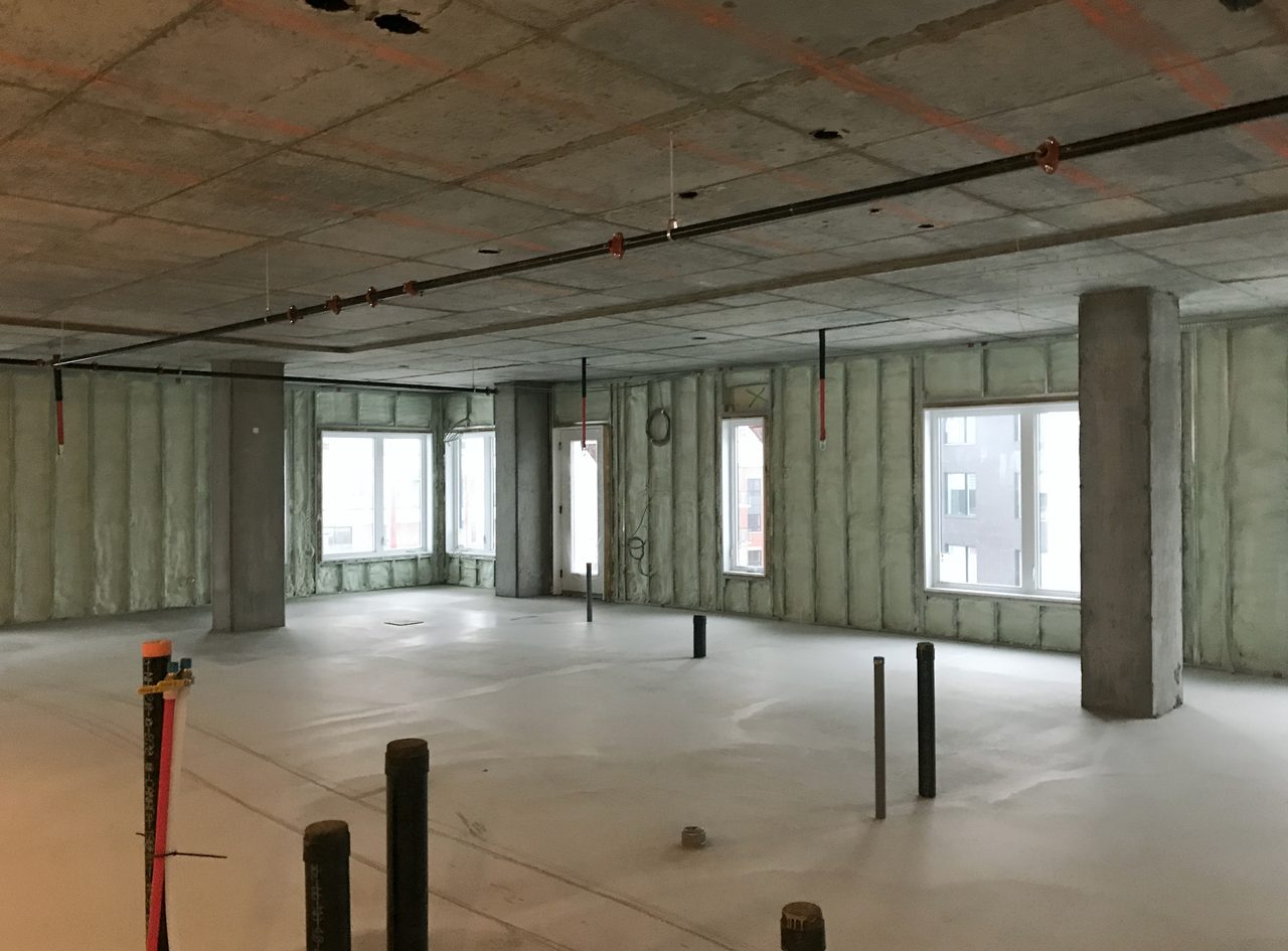Window, Hall, Fixture, Building, Wood, Floor, Flooring