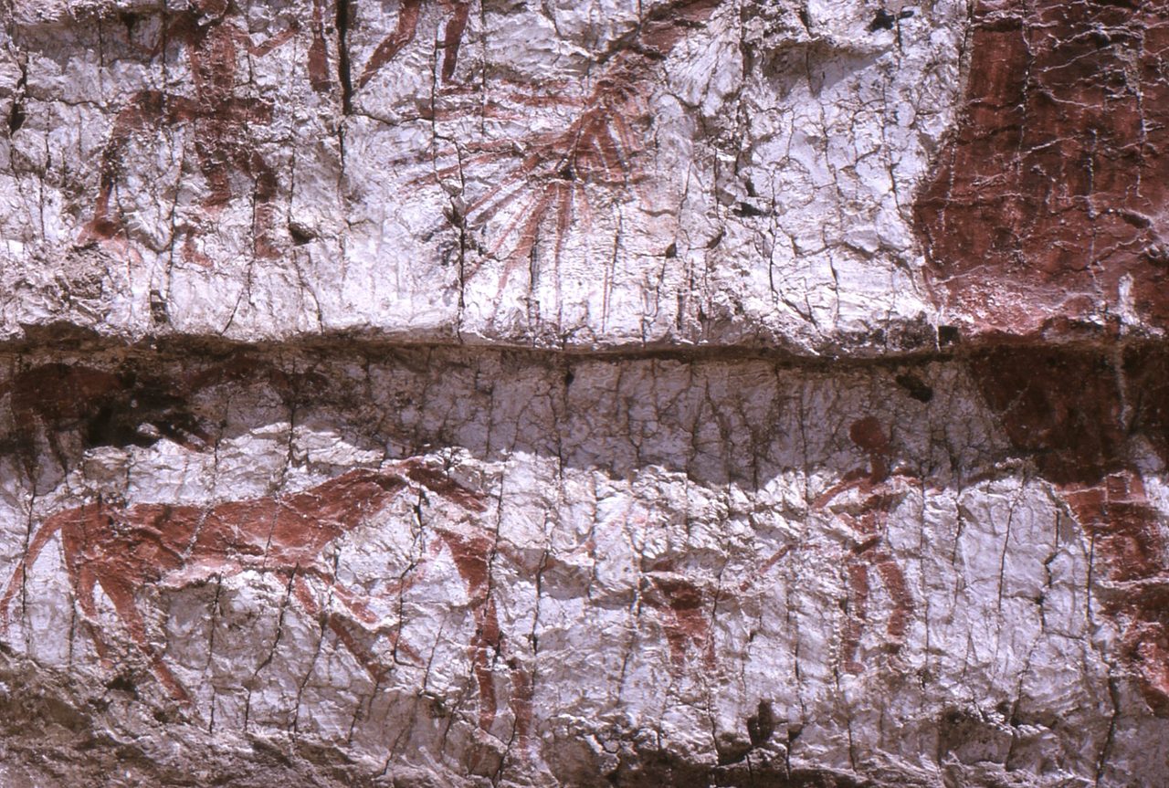 atalhyk fresco, circa 7500 BC