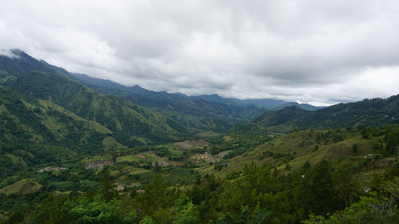 Natural landscape, Cloud, Sky, Plant, Mountain, Tree, Terrain