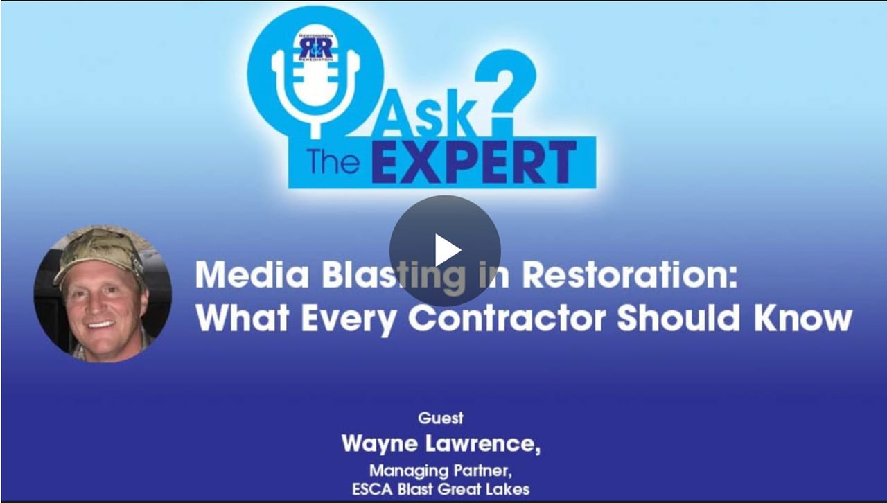 Media Blasting in Restoration 