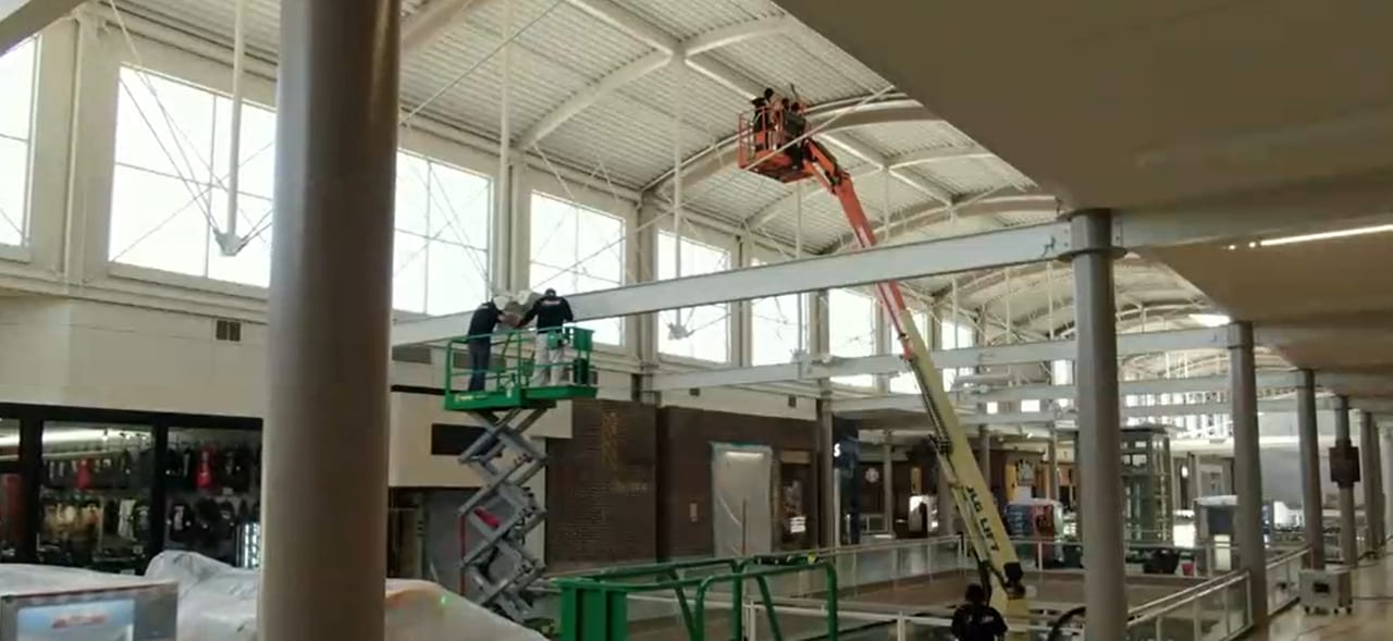 Shopping Mall Fire Rebuild