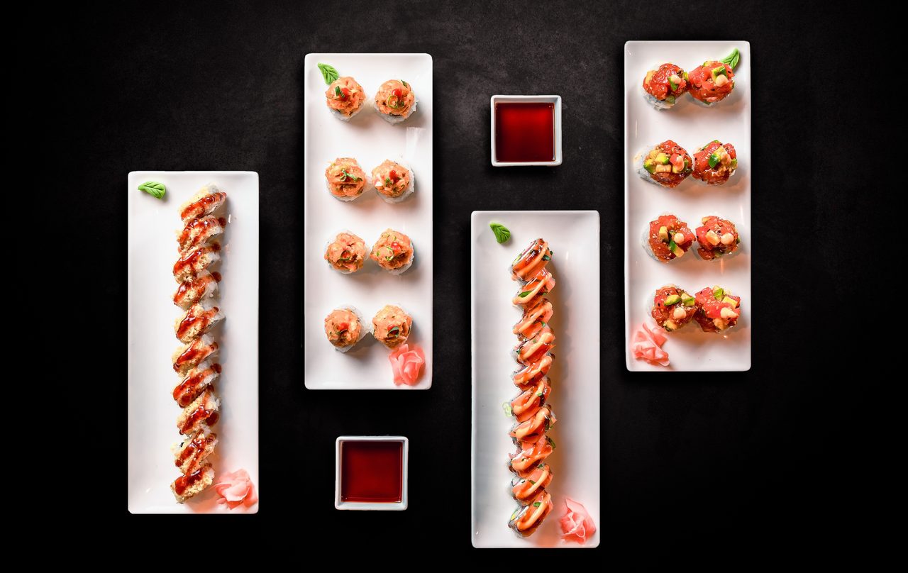sushi, sushi rolls, japanese cuisine