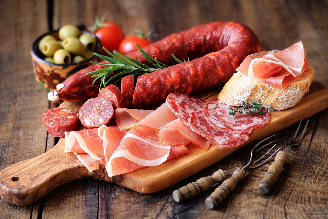 Animal product, Red meat, Bayonne ham, Food, Ingredient, Prosciutto, Recipe, Cuisine, Dish, Pork