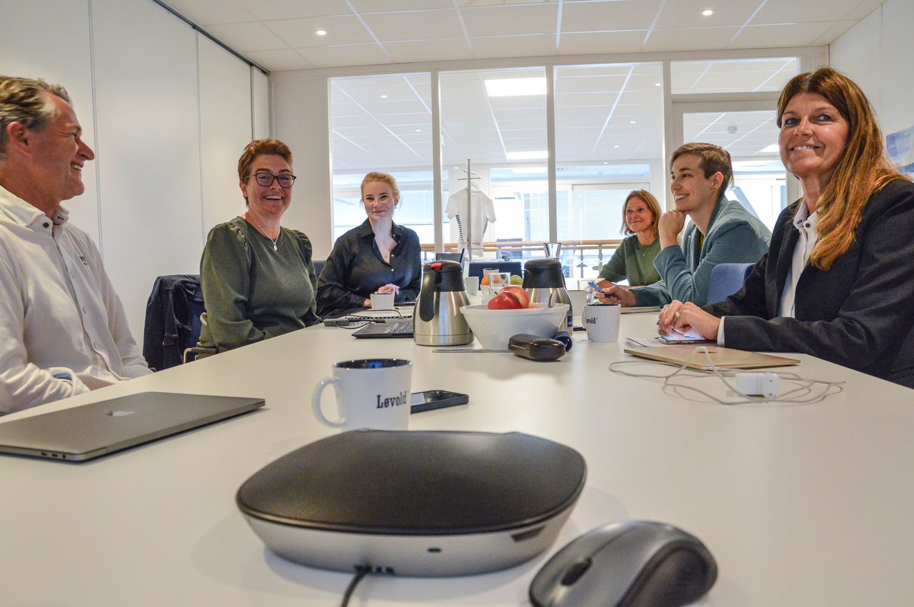 Conference room table, Interior design, Glasses, Furniture, Chair, Smile, Laptop