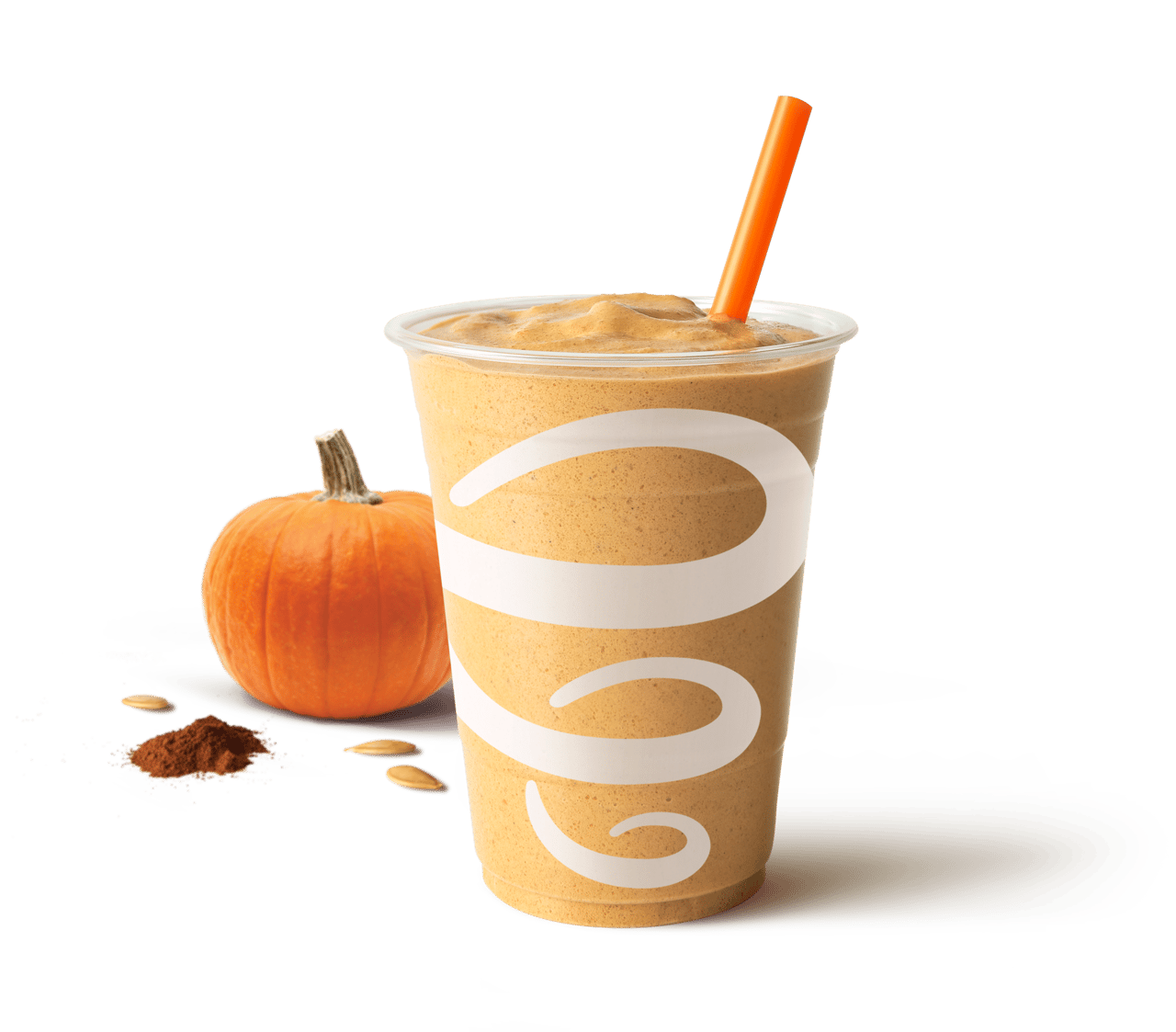Drinking straw, Soft drink, Food, Drinkware, Tableware, Fruit, Cup, Ingredient, Pumpkin