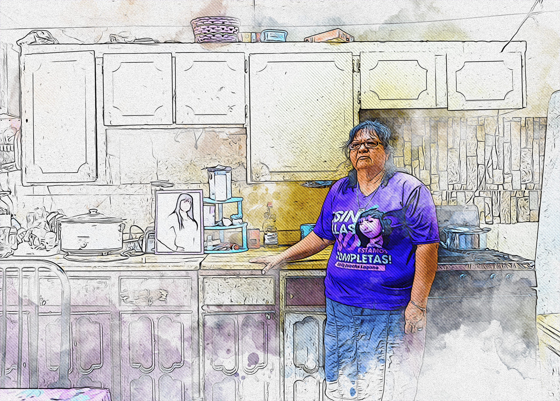 T-shirt, Paint