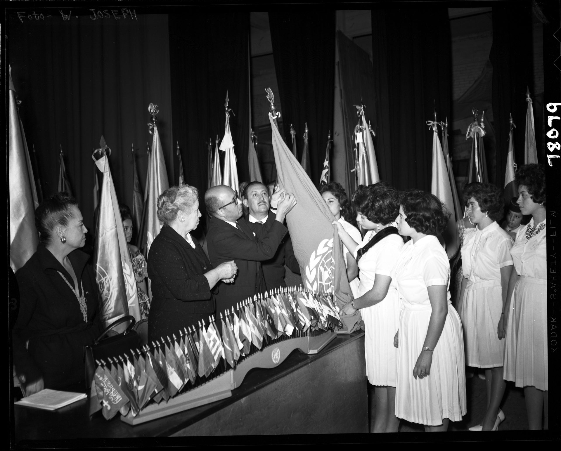 White, Tie, Black, Coat, Gesture, Flag, Black-and-white, Style