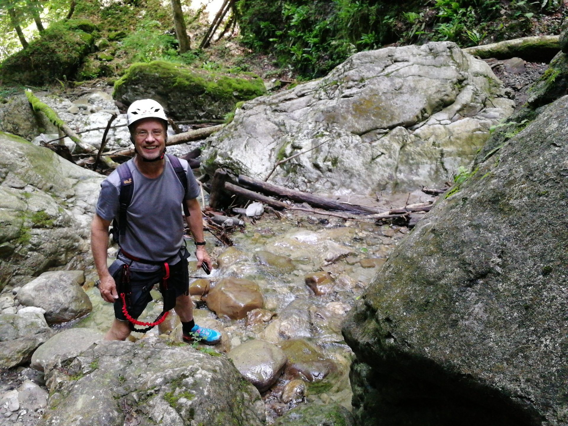 Shorts, Bedrock, Plant, Smile