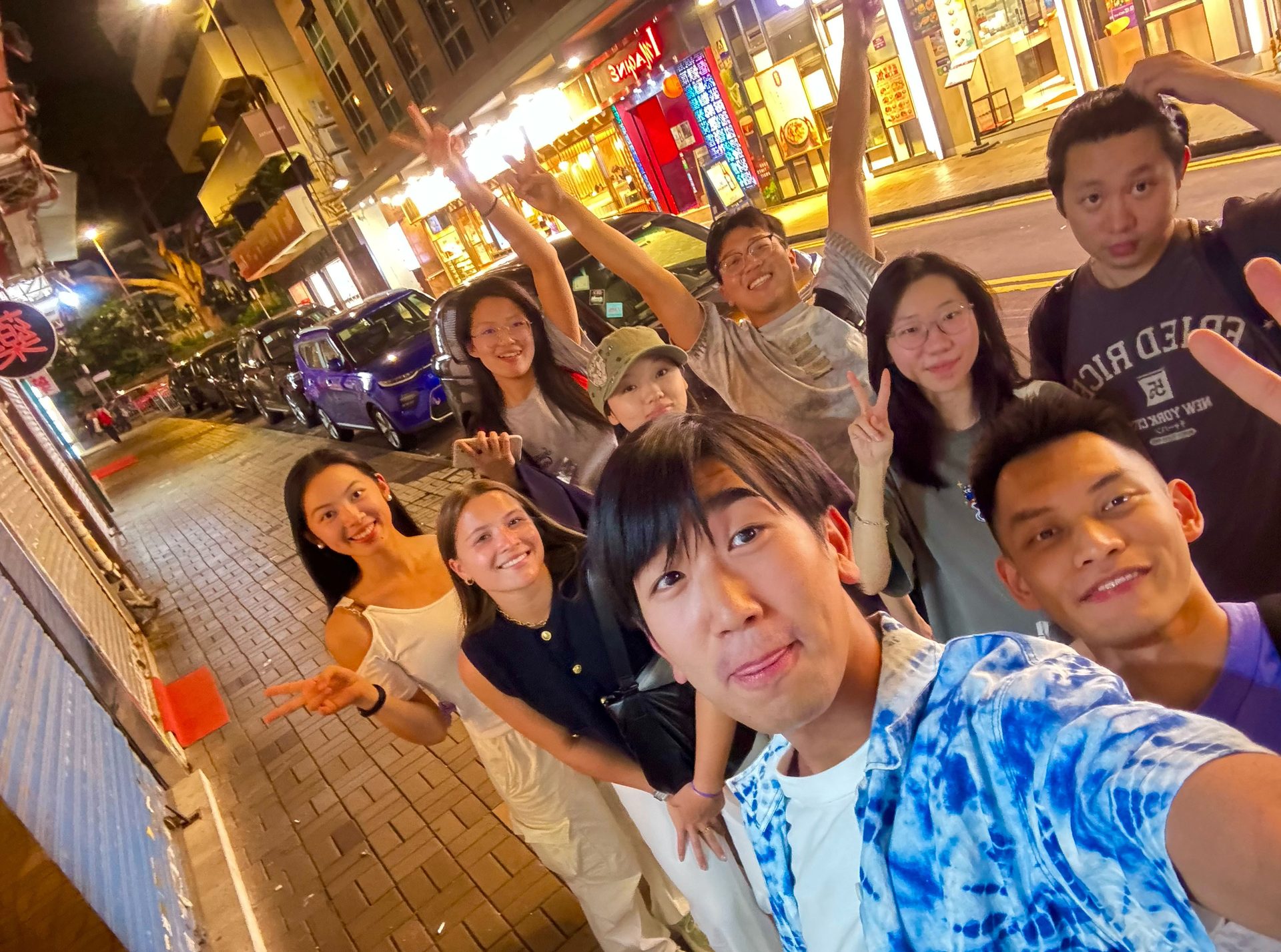 Facial expression, Social group, People, Smile, Happiness, T-shirt, Youth, Fun, Friendship, Leisure