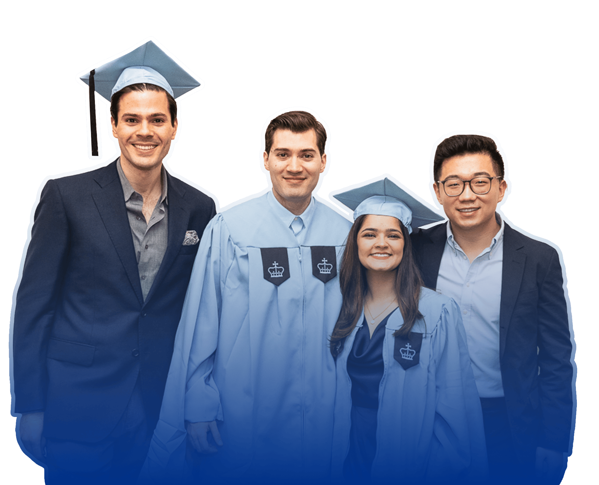 Square academic cap, Facial expression, Graduation ceremony, Smile, Happiness, Scholar, Collar, Uniform, Student